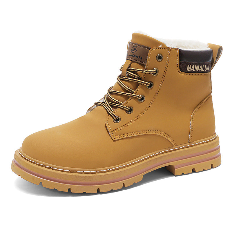 Herrenwinterschuhe mit Fleecefutter für Wärme