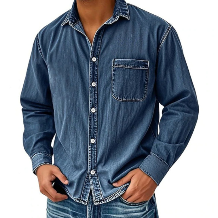 Herren Langarmhemd im Used-Look – Bild 11 | LuxeStyle