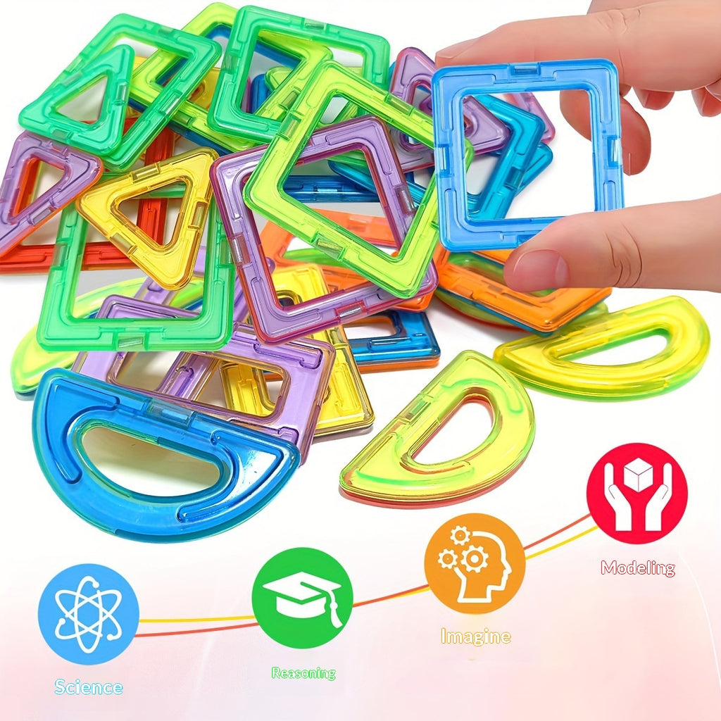 Magnetische Bausteine für kreatives Spielen