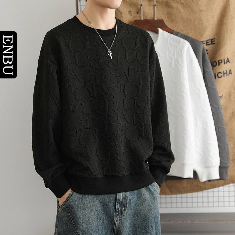 Loose-Fit Pullover ohne Kapuze, einfarbig – Bild 3 | LuxeStyle