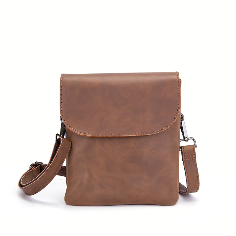 Satchel aus Leder mit Doppelboden – Braun – Bild 3 | LuxeStyle