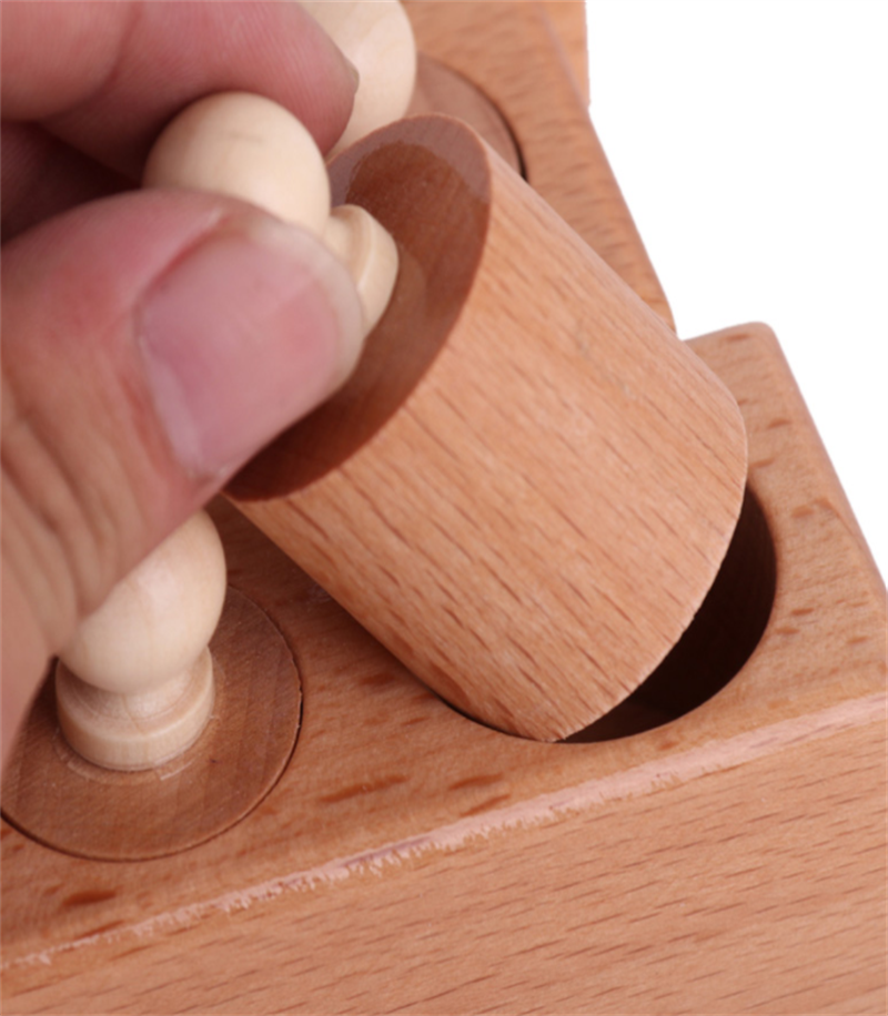 Montessori Steckzylinder aus Buchenholz – Bild 8 | LuxeStyle