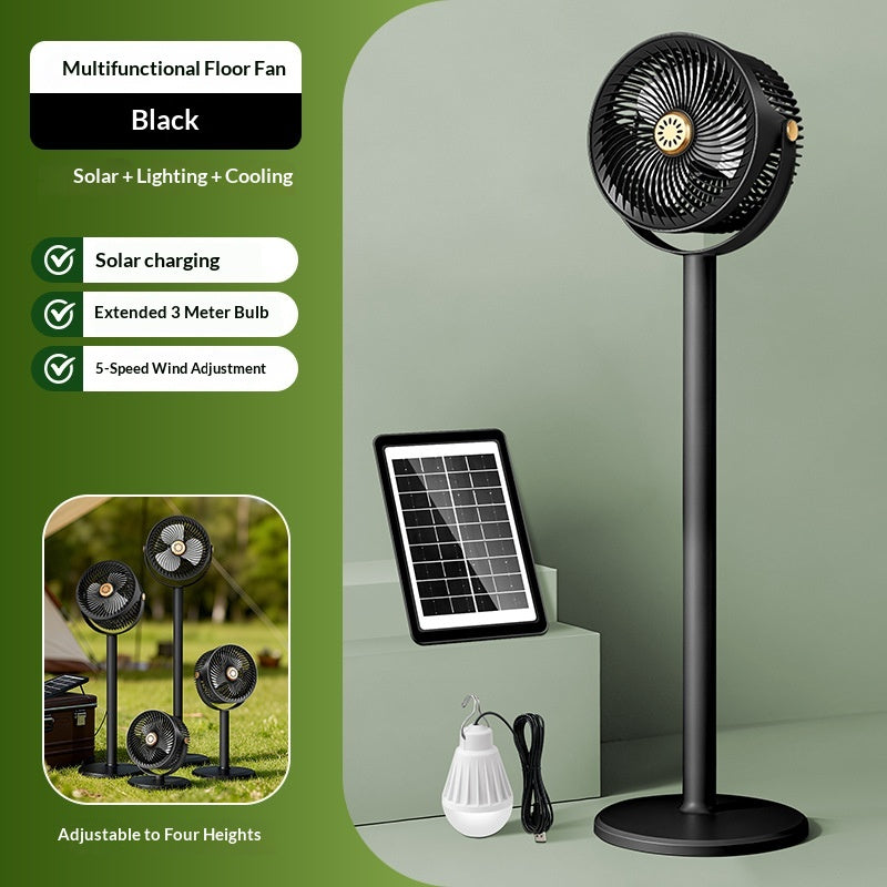 Solar Bodenventilator mit starkem Luftstrom