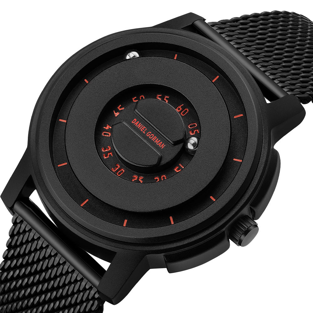 Sportliche Herrenuhr mit Magnetschwebe-Kugel – Ansicht 4