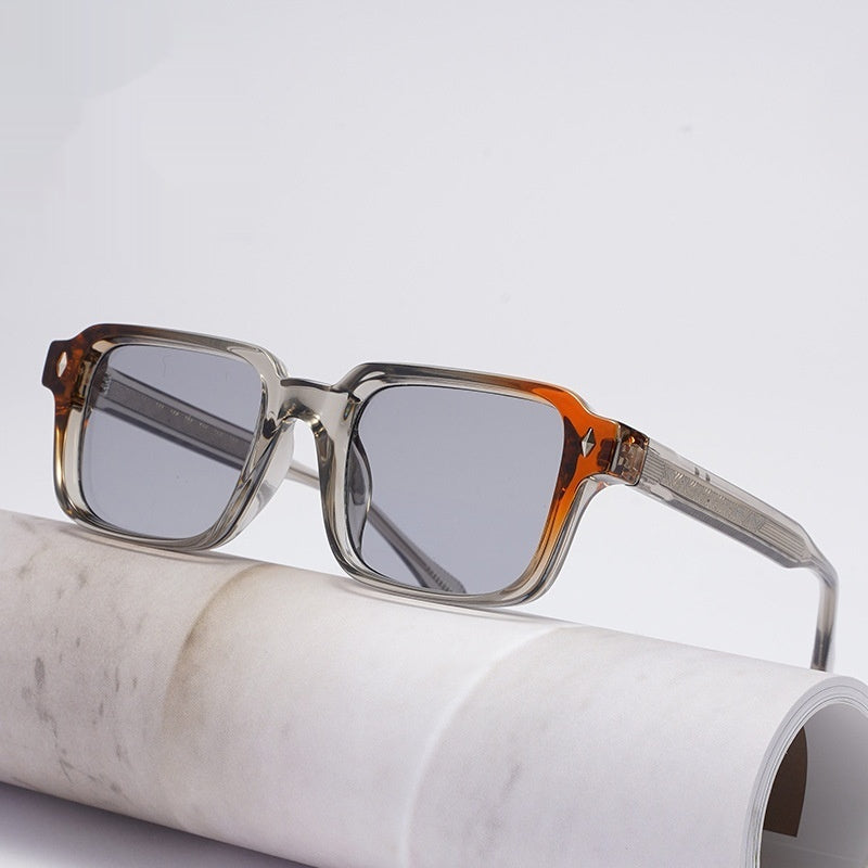 UV400 Sonnenbrille mit dickem Rahmen – Ansicht 2