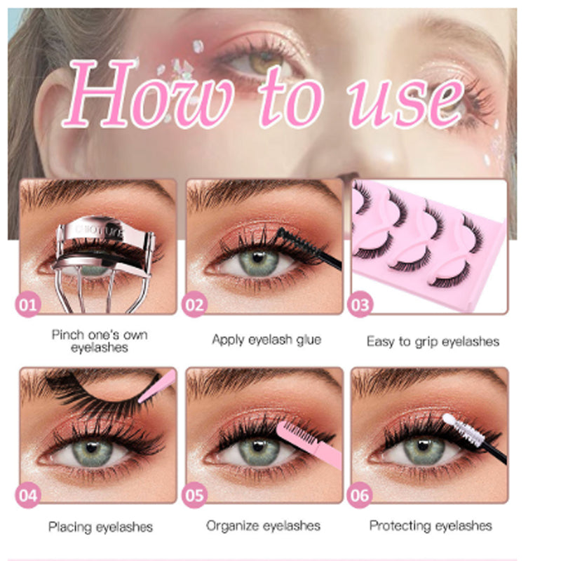 Falsche Wimpern für dramatischen Look