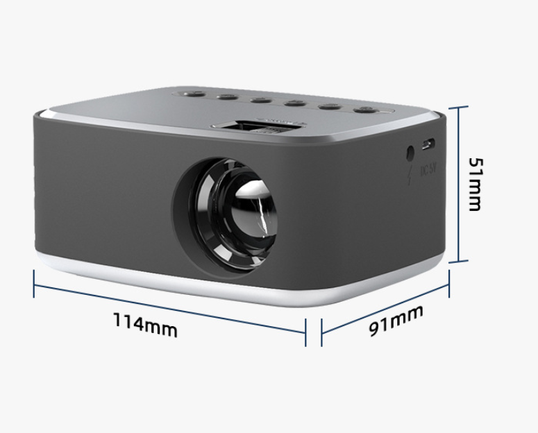 Mini LED Heimkino-Projektor Schwarz – Bild 4 | LuxeStyle