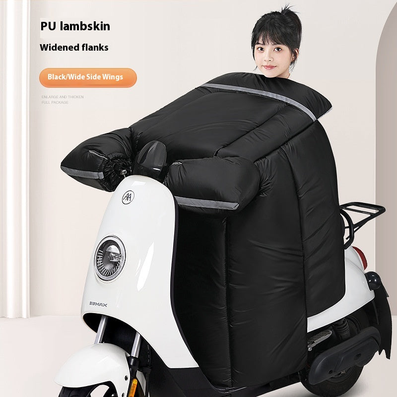 Regendichter Windschutz für E-Scooter & Töffli