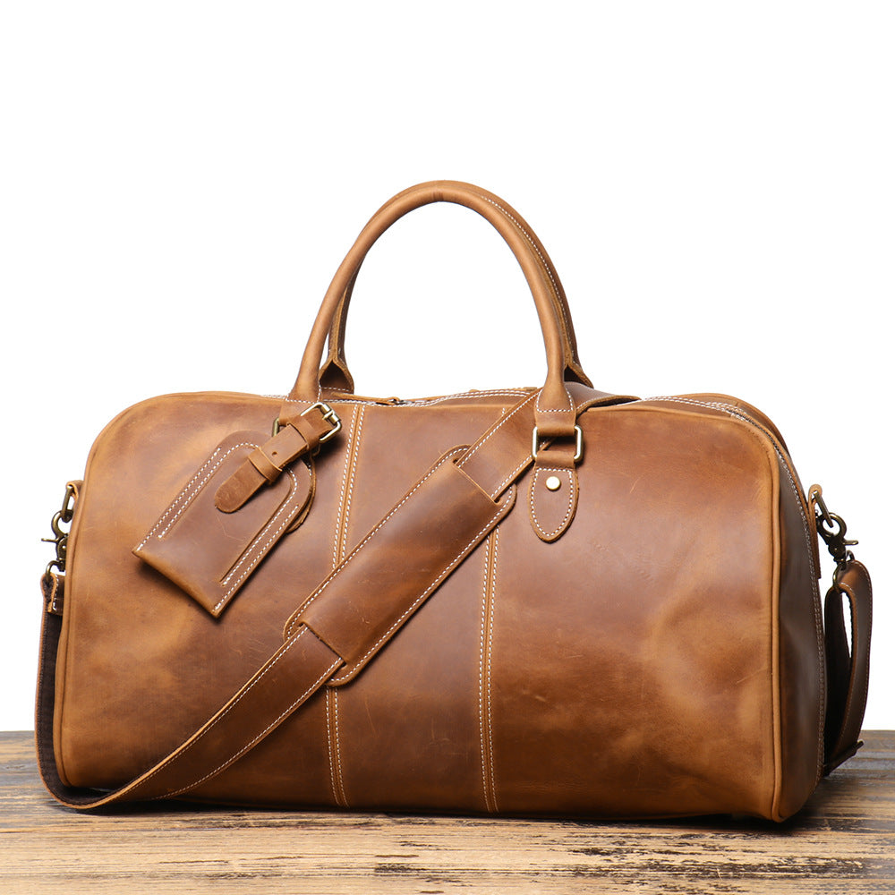 Retro-Reiseledertasche