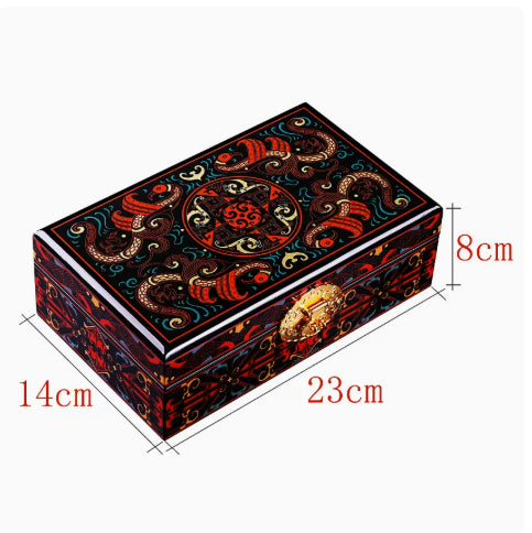 Lacquer-Juwelierbox mit großem Fassungsvermögen