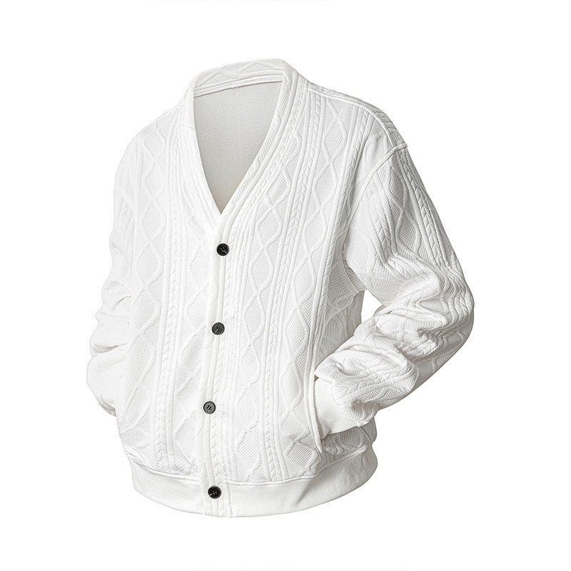 Diamantmuster-Cardigan