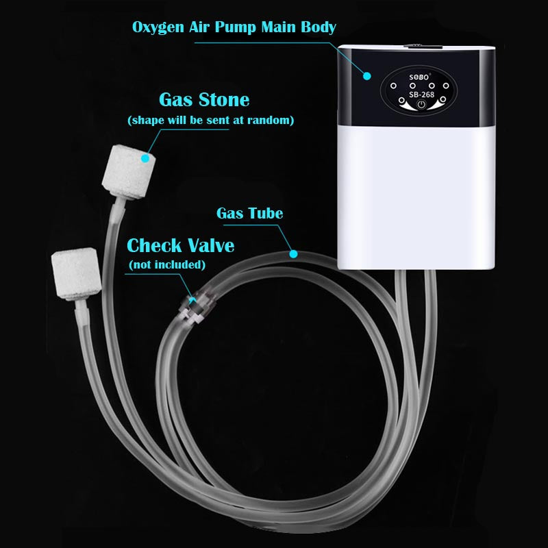 Songbao Mini-Aquarium Sauerstoffpumpe – Bild 3 | LuxeStyle