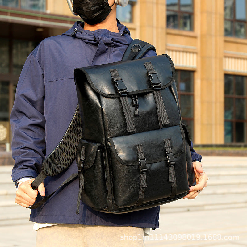 Business Outdoor Rucksack aus PU-Leder