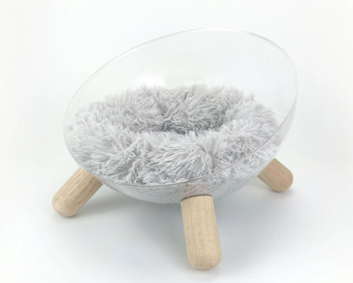 Katzenbett "Moonlight" – Transparente Raumkapsel