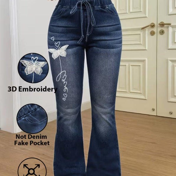 Bequeme Stretch-Hosen mit Gummizug