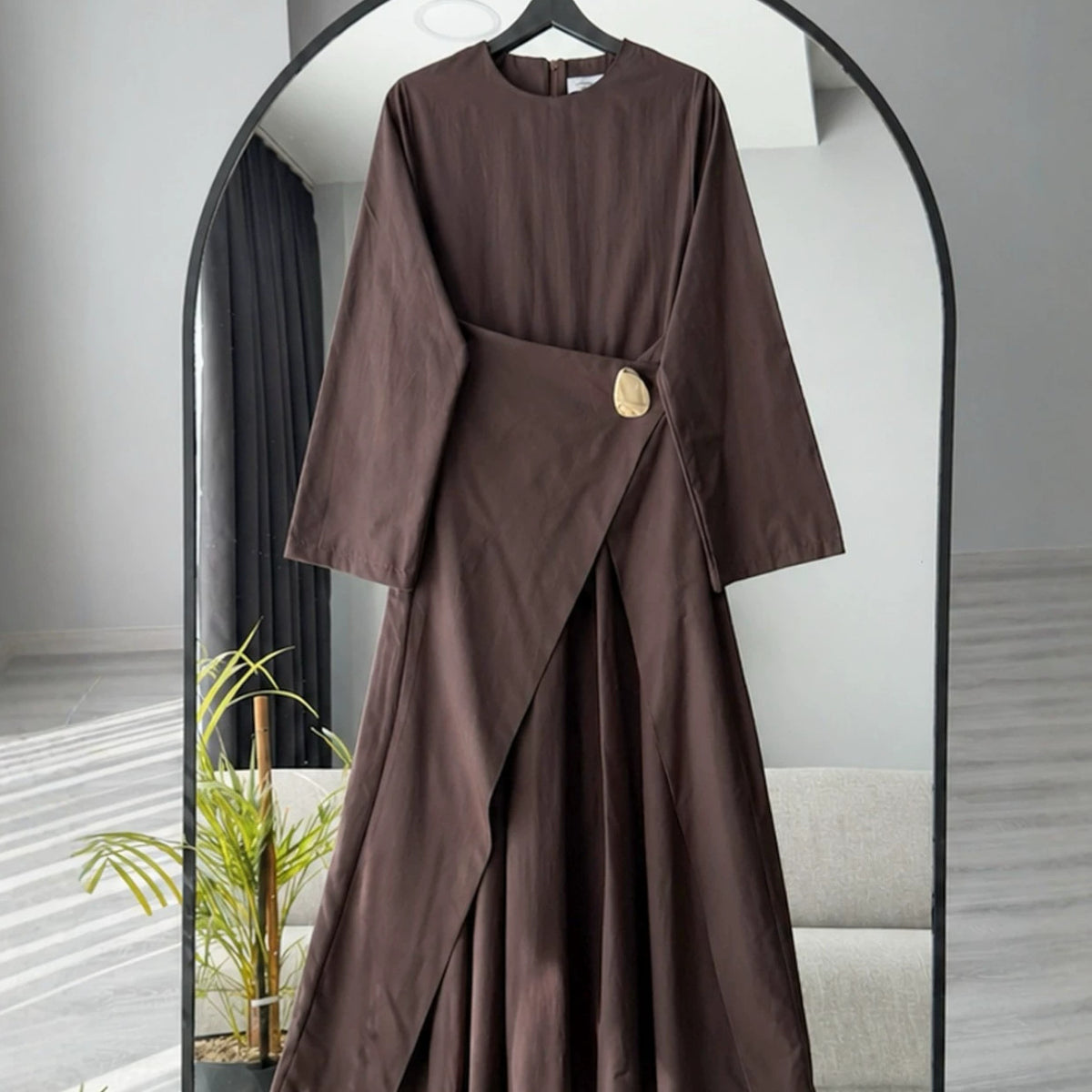 Langärmliges Kleid – Bild 5 | LuxeStyle