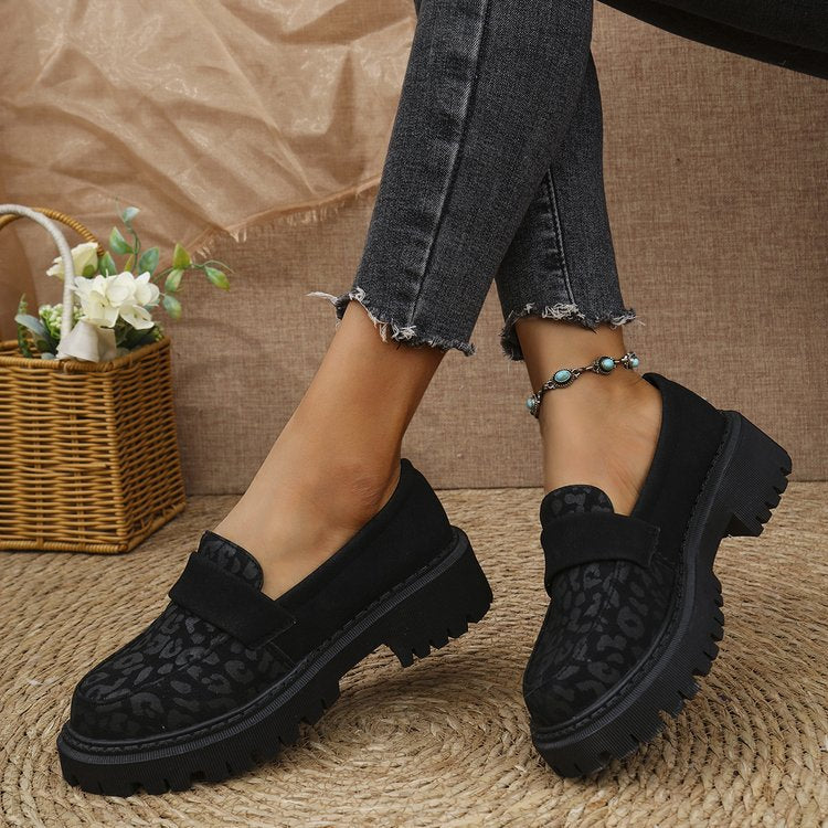 Platform Loafers im Brit-Stil