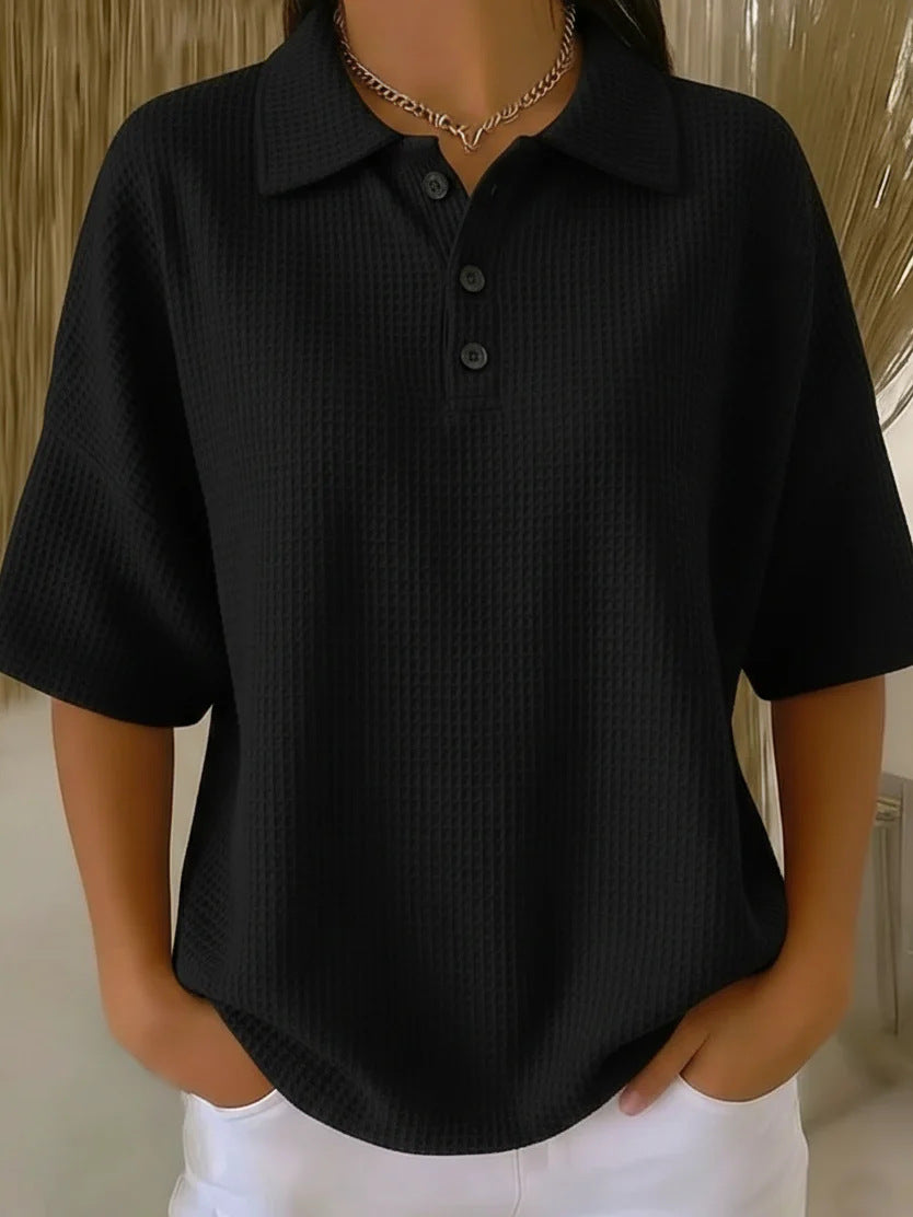 Damen-Poloshirt mit langen Ärmeln – Bild 5 | LuxeStyle
