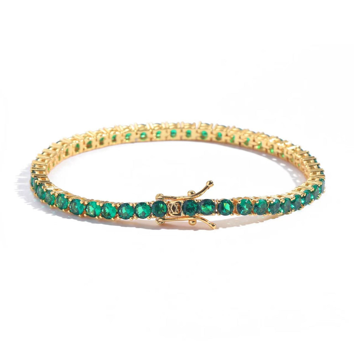 Buntes Zirkon-Tennisarmband im europäischen Stil – Bild 6 | LuxeStyle