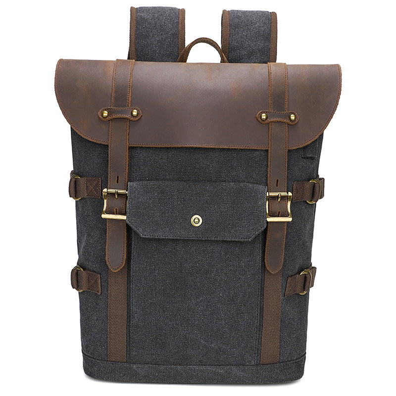 Canvas Rucksack mit USB-Ladefunktion – Bild 3 | LuxeStyle