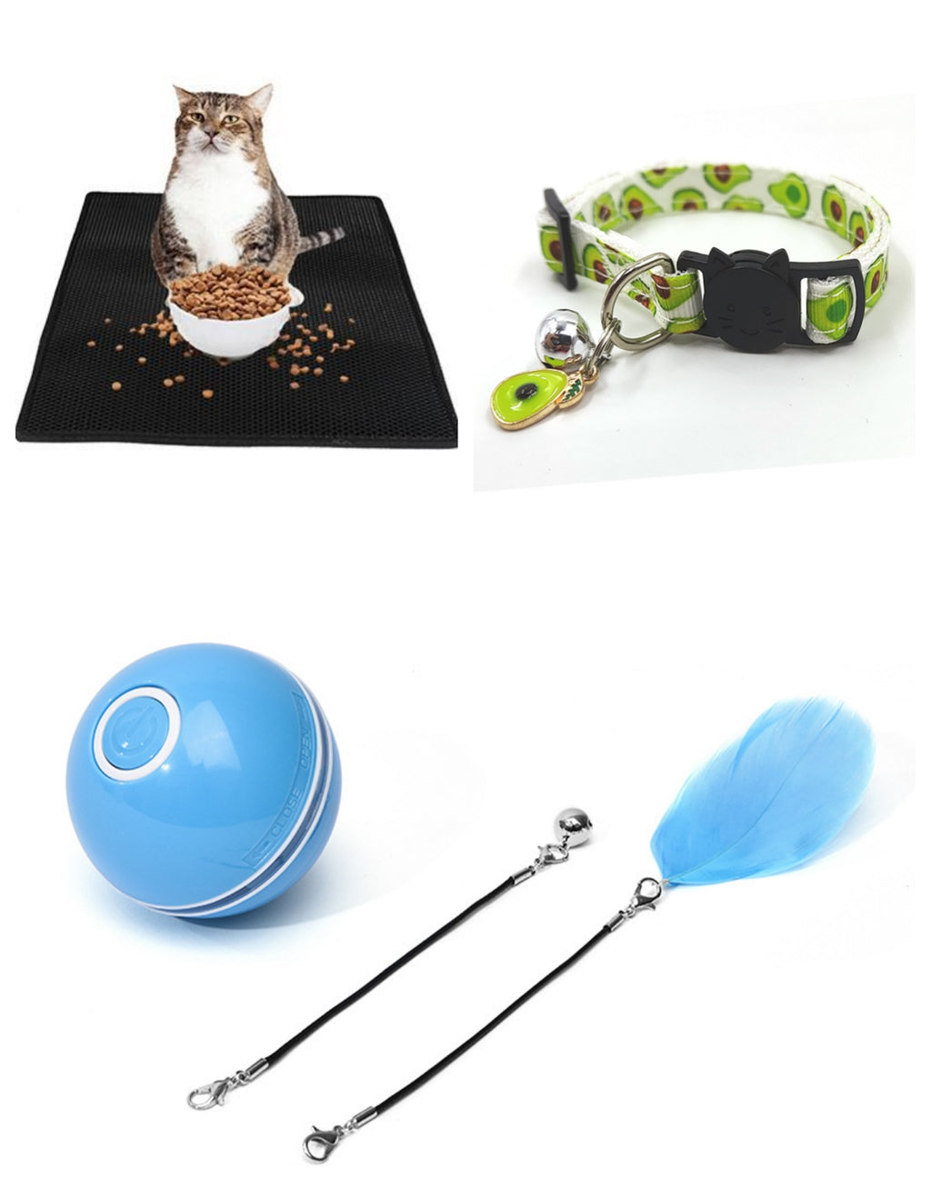 LED Laser Rolling Pet Toy Ball