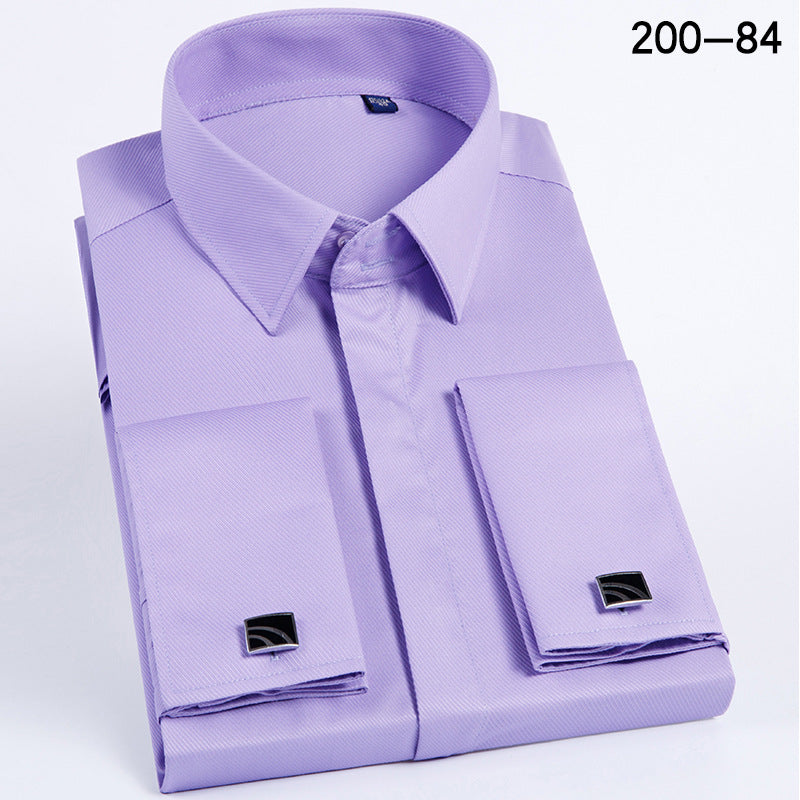 Herren Hemd Slim Fit mit Manschettenknöpfen – Bild 3 | LuxeStyle