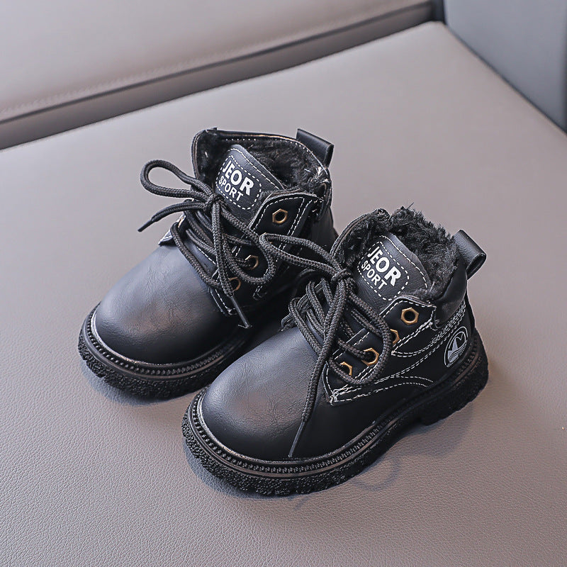 Gelbe Kinderstiefel