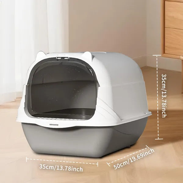 Geruchsneutrale Katzentoilette mit Schaufel & Matte