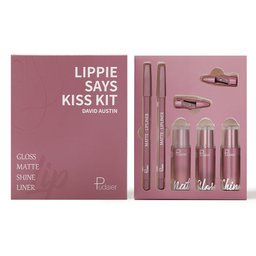5-teiliges Lip Glaze Lippenstift-Set – Ansicht 2
