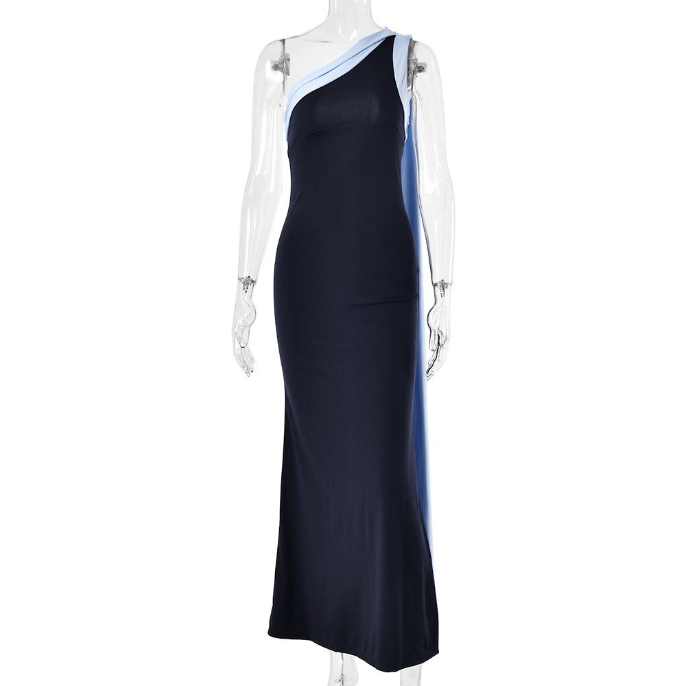 Elegantes Abendkleid mit Schulter slits