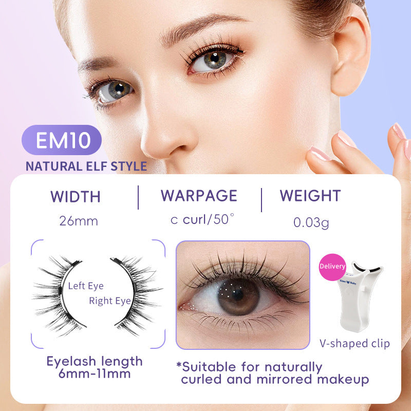Magnetische Wimpern «Natural» mit Clip