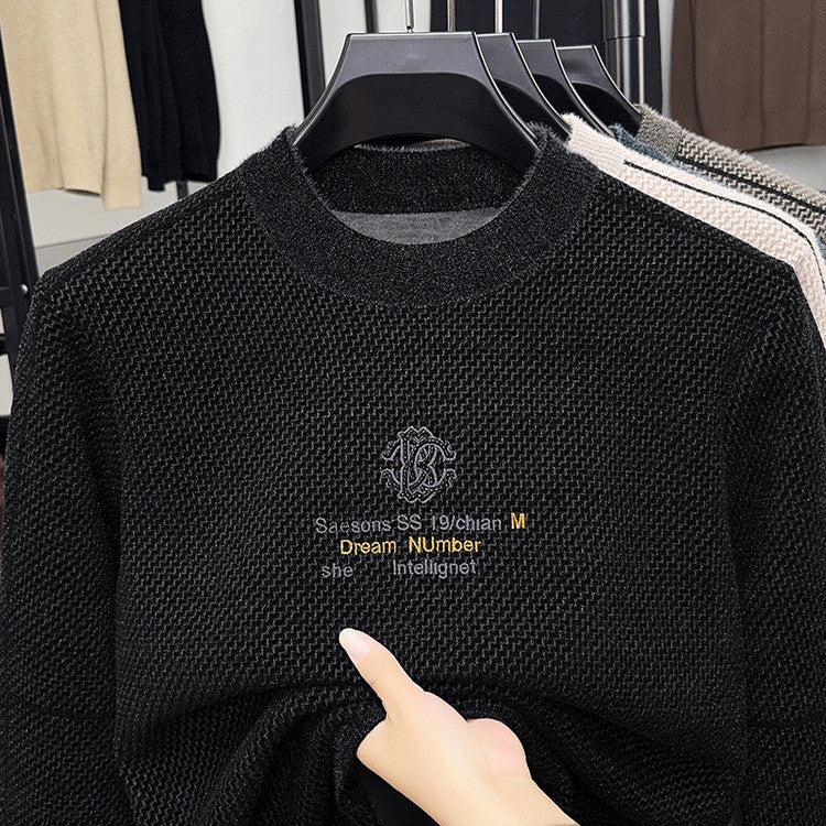 Warmes Strickpullover-Sweatshirt