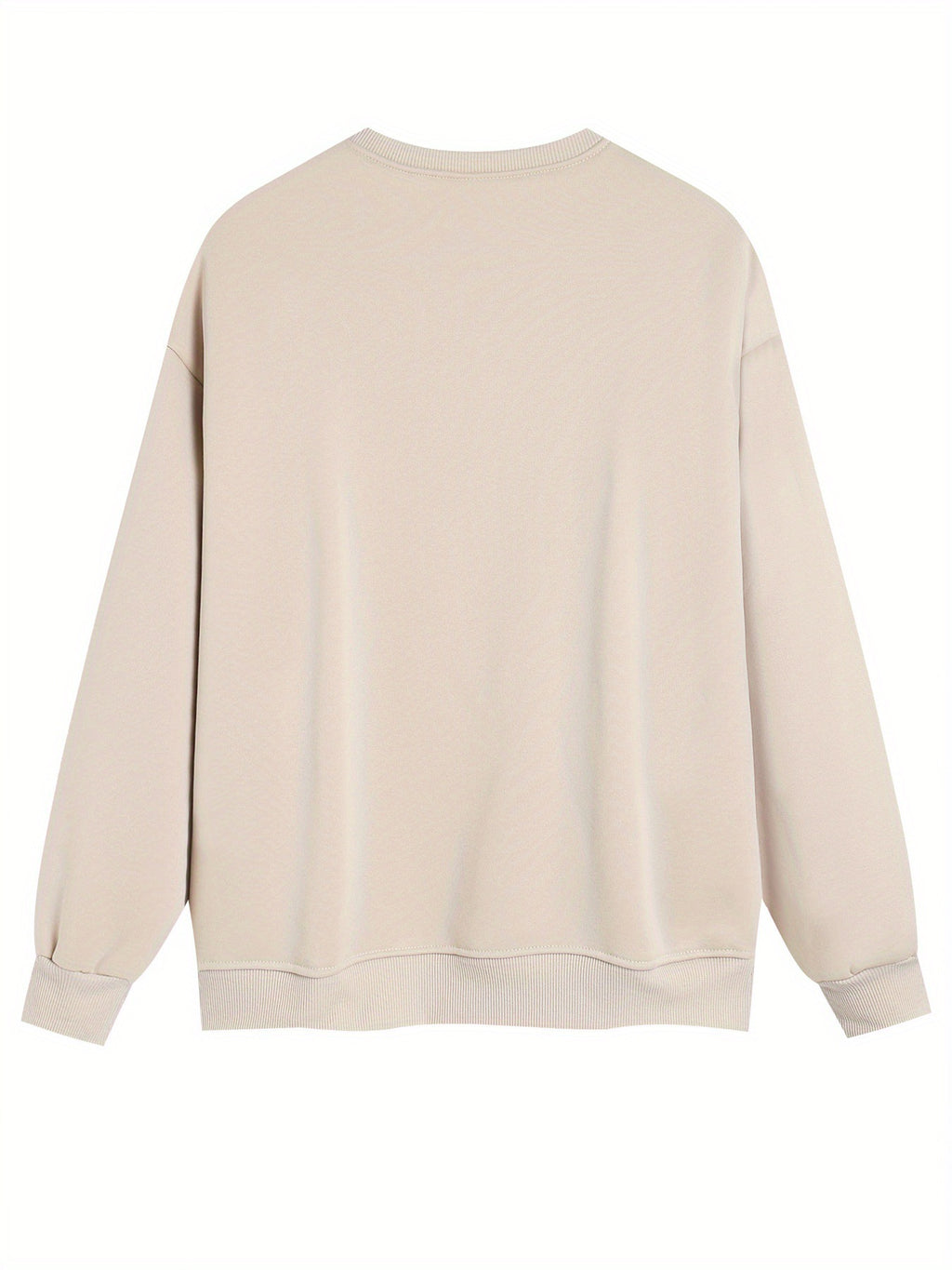 Gemustertes Rundhals-Sweatshirt für Damen