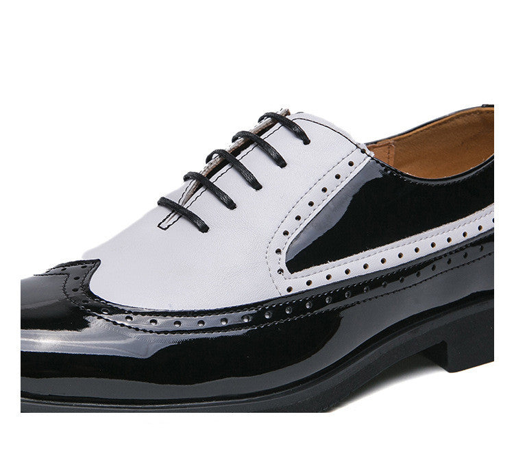 Britische Brogue Kunstlederschuhe für Herren – Bild 8 | LuxeStyle