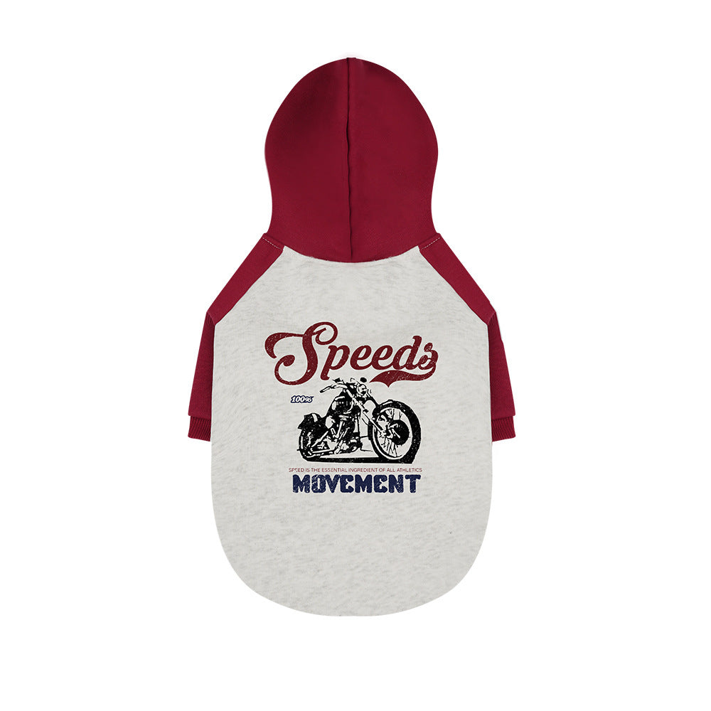 Hunde-Hoodie mit Buchstabenmuster – Bild 4 | LuxeStyle
