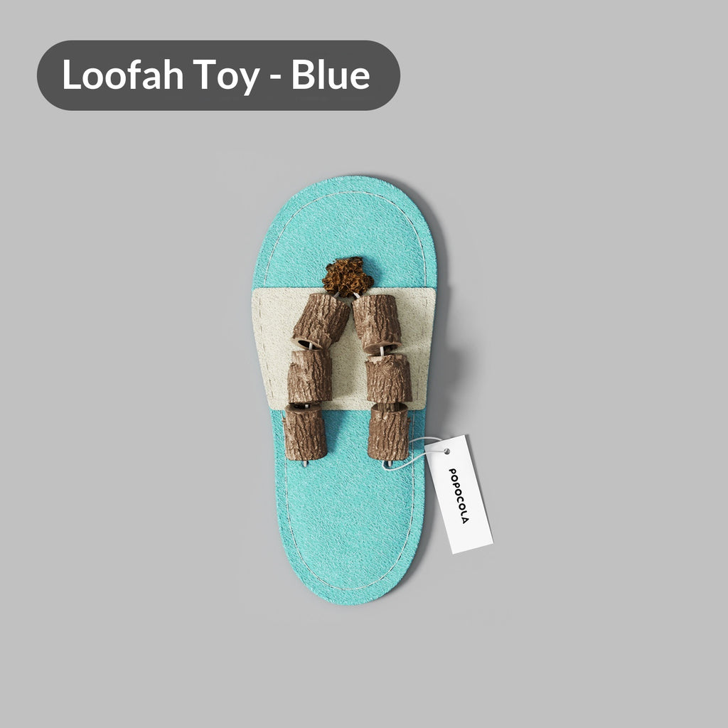 Loofah Kauspielzeug für Katzen