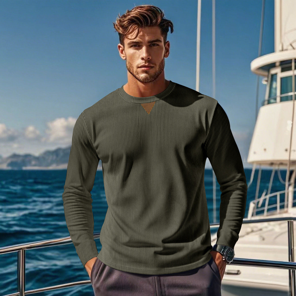 Herren Cord-Pullover – Bild 6 | LuxeStyle