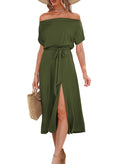Elegantes Off-Shoulder Sommerkleid – Bild 1 | LuxeStyle