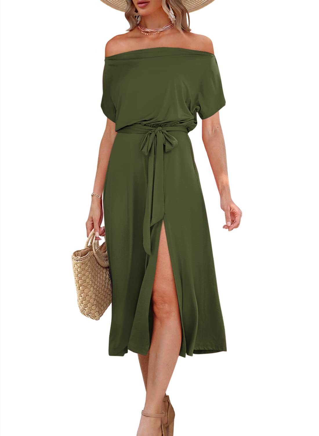 Elegantes Off-Shoulder Sommerkleid – Bild 1 | LuxeStyle