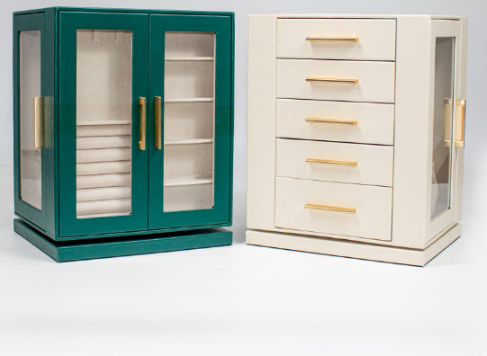 Grosse Schmuckschatulle mit mehreren Fächern – Bild 5 | LuxeStyle