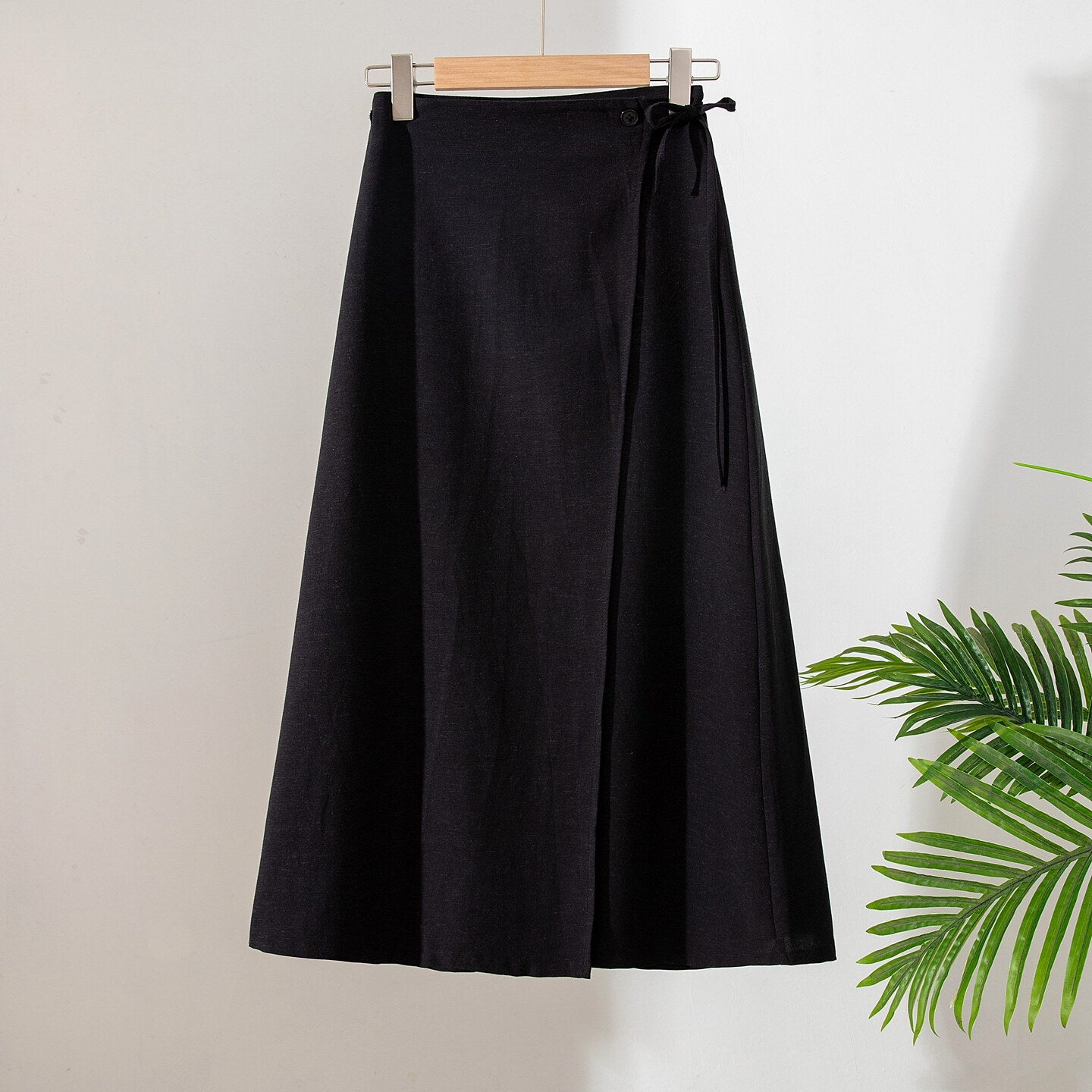 Retro Leinenkleid für Damen