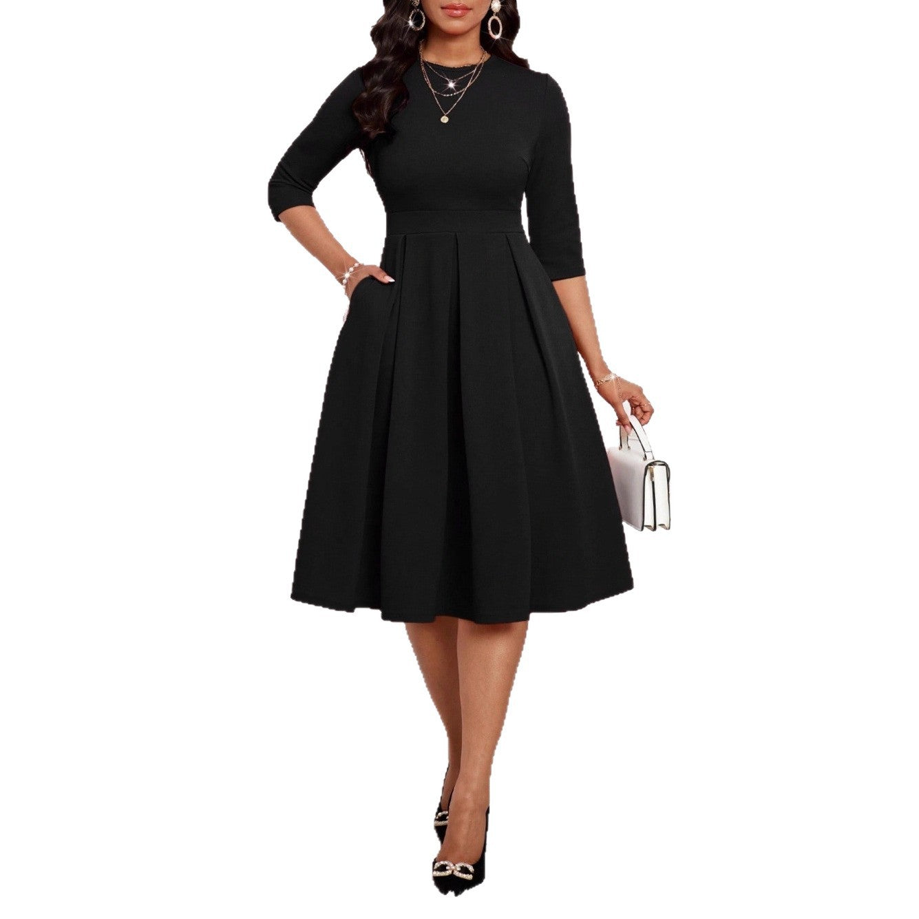 Elegantes A-Linien Kleid für Damen