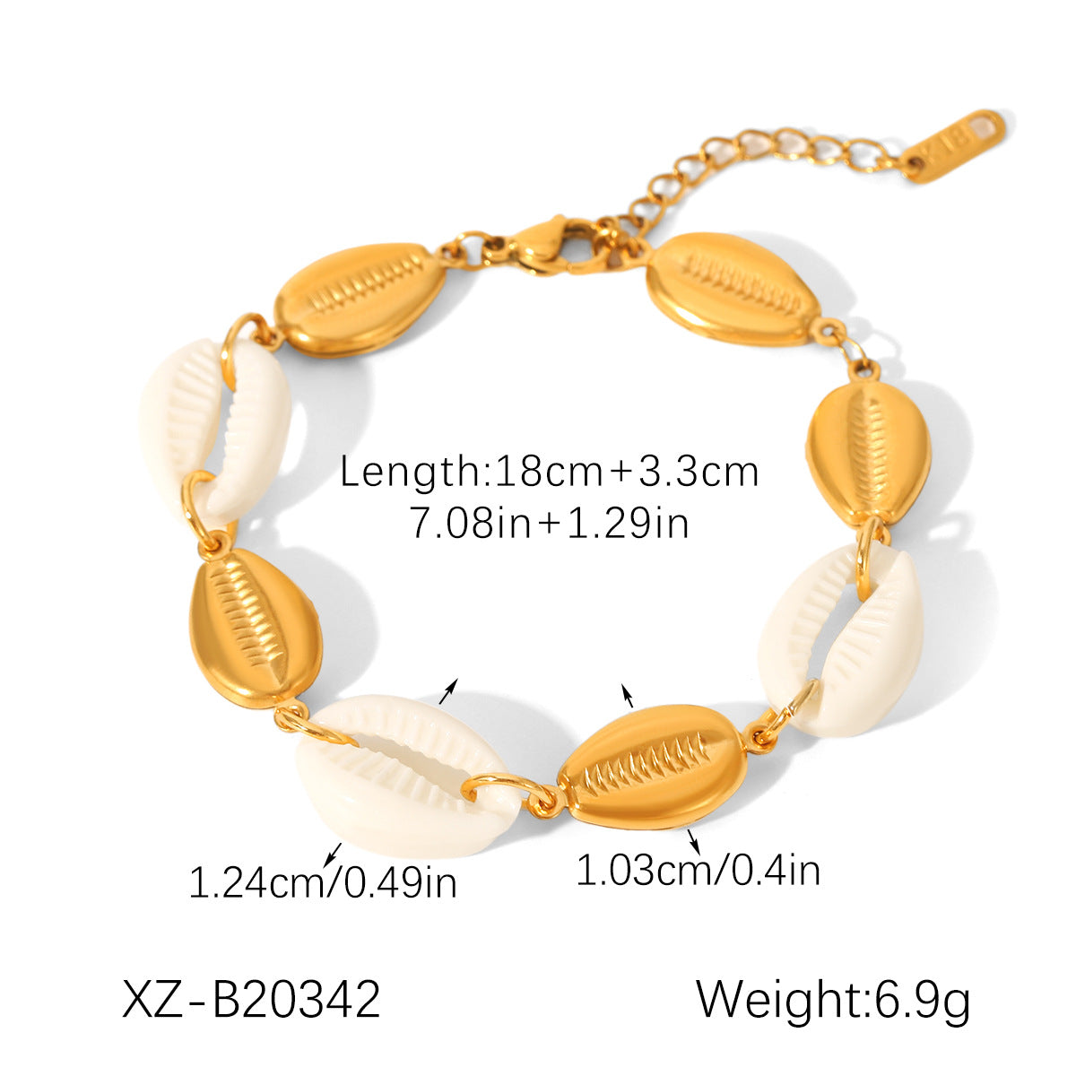 Armband mit Seestern- und Muschel-Elementen – Bild 6 | LuxeStyle