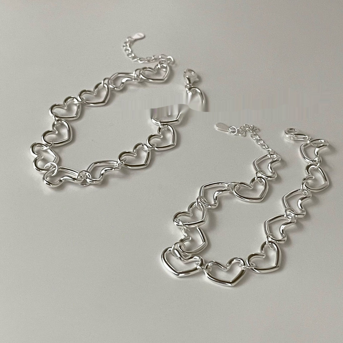 S925 Sterling Silber Herz Armband | LuxeStyle