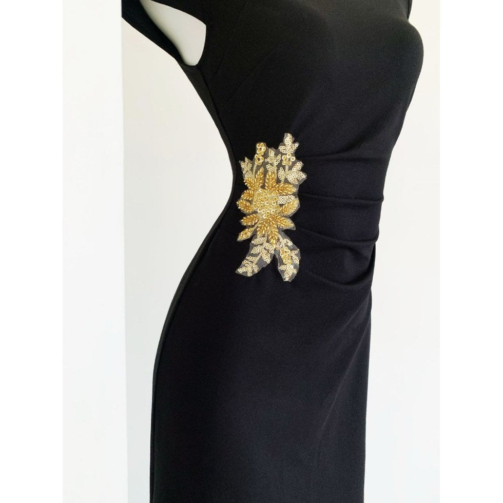 Vintage Cheongsam Kleid mit ¾-Ärmeln – Bild 2 | LuxeStyle