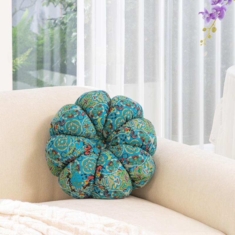 Boho-Kürbis-Sitzkissen und Dekokissen