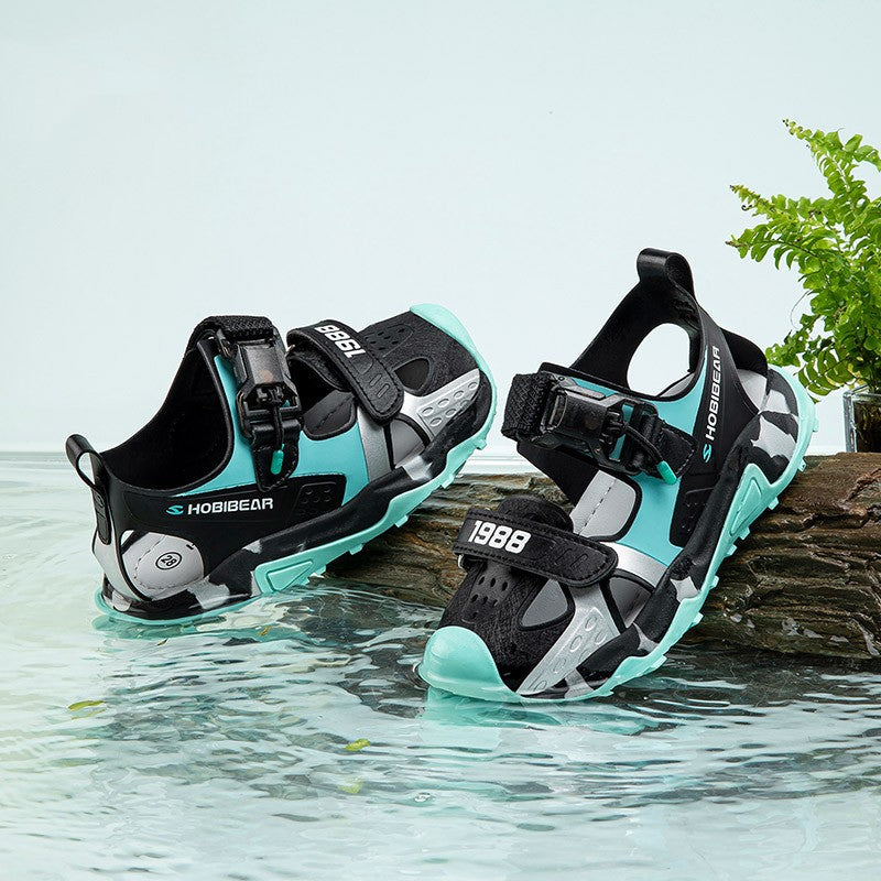 Casual Sandalen Einheitsfarbig