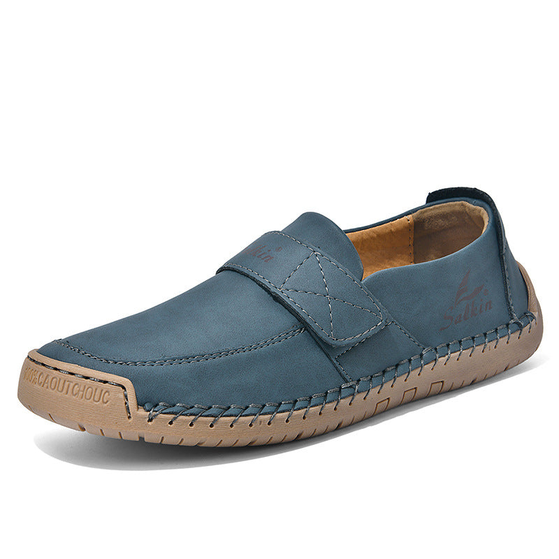Herren Leder-Halbschuhe mit Handnaht – Bild 11 | LuxeStyle