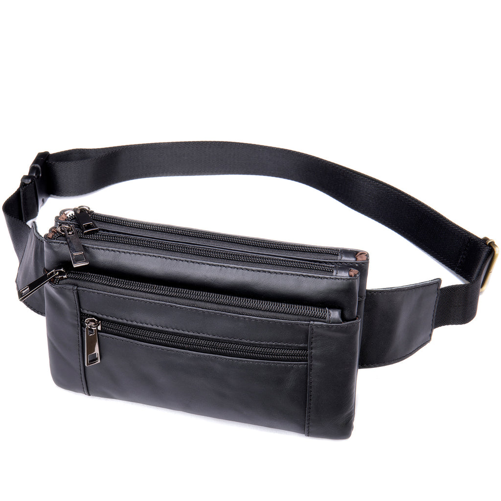 Brusttasche aus Vollnarbenleder