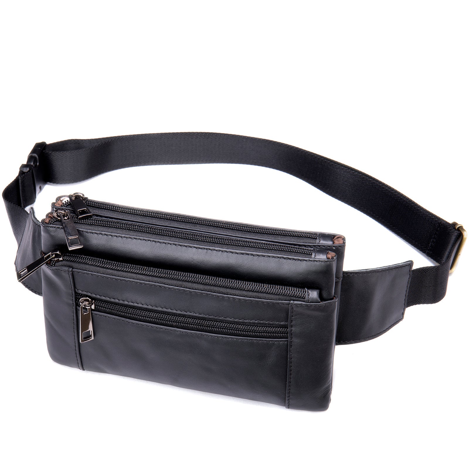 Brusttasche aus Vollnarbenleder